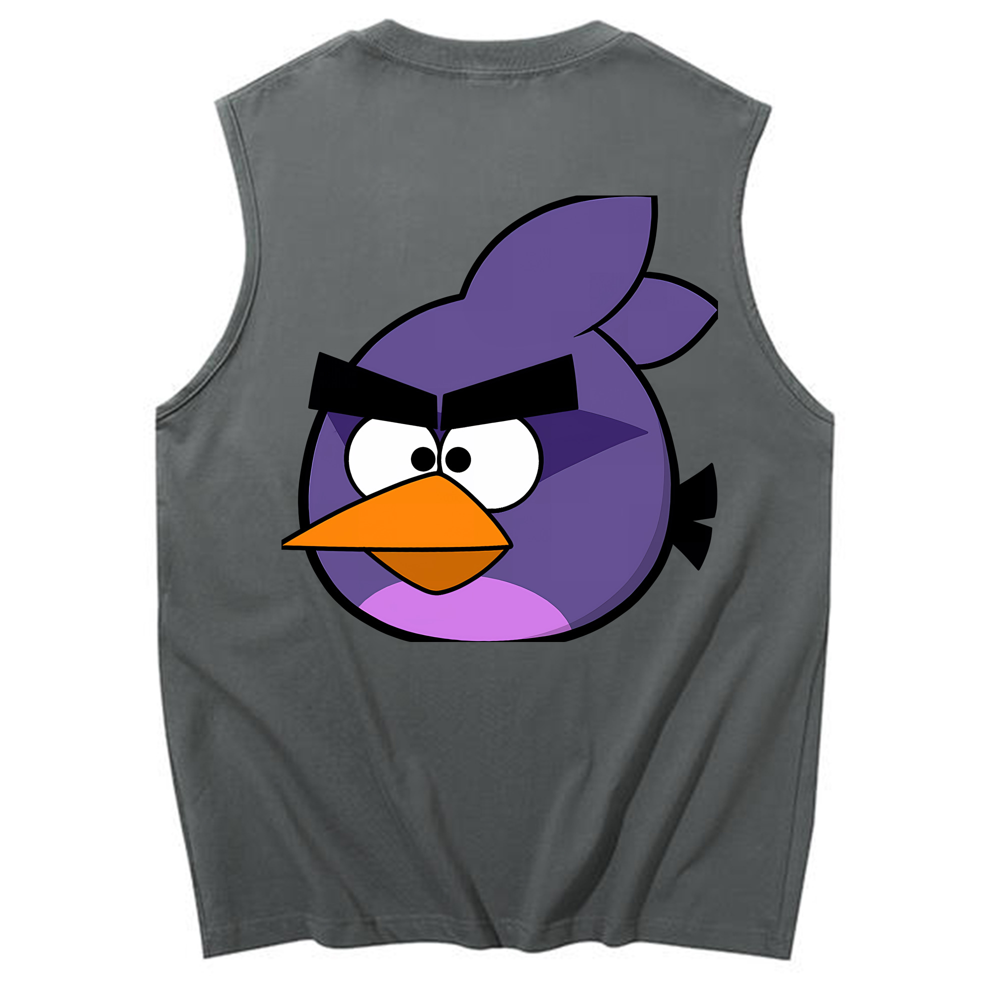 （画像用） Angry Birds アングリーバード コットン100％タンクトップ（背面プリント）
